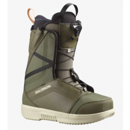 Salomon Scarlet army green Botas de snowboard de mujer