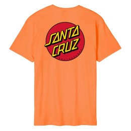 Santa Cruz Classic Dot Chest washed apricot camiseta