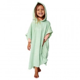 Rip Curl Script hooded towel mini mint poncho de niño