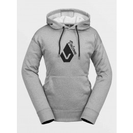 Volcom Core Hydro Hoodie heather grey sudadera técnica de mujer