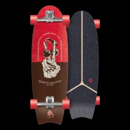 Flying Wheels Cherry 31" red Surfskate completo