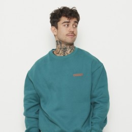 Hydroponic Chapel teal green sudadera