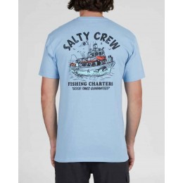 Salty Crew Fishing Charters Premium blue camiseta