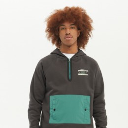 Hydroponic Infinite charcoal green sudadera
