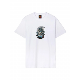 Santa Cruz Crescent Bone Hand white camiseta