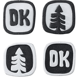 Dakine Dots stomp black white pad