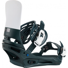 Burton Cartel deep emerald/white fijaciones de snowboard
