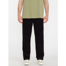 Volcom Psychstone elastic waist black pantalón