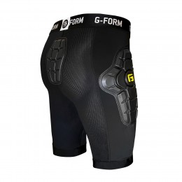 G-Form EX-1 short linner yellow black pantalón reforzado protección