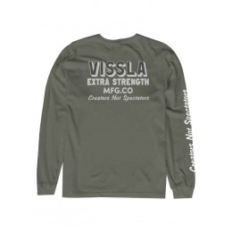 Vissla Extra Strength LS pocket army camiseta