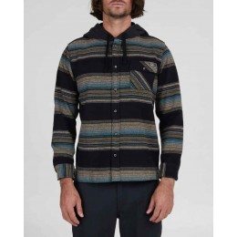 Salty Crew Outskirts Flannel black camisa