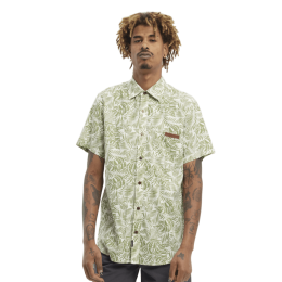 Hydroponic Fern white green camisa