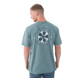 Hurley Flowered oracle aqua camiseta