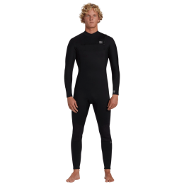 Billabong Foil 3/2mm chest zip GBS black traje de neopreno