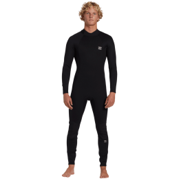 Billabong Foil 4/3mm back zip GBS black traje de neopreno