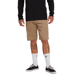 Volcom Frickin Modern Stretch 21" khaki bermudas