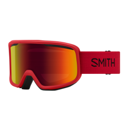 Smith Frontier lava red sol-x mirror gafas de snowboard