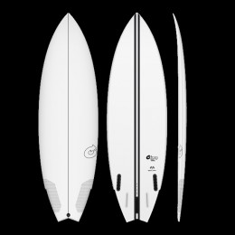 TORQ GOKART TEC white 6.6" Tabla de surf