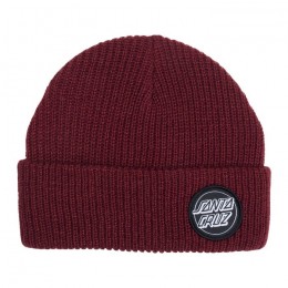 Santa Cruz Outline Dot burgundy 2022 gorro