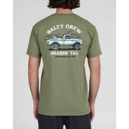 Salty Crew Off Road Premium green camiseta