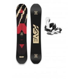 Easy Hunter + Union Flite Pro white pack de snowboard