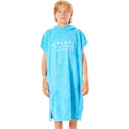 Rip Curl Mix up hooded towel blue poncho de niño