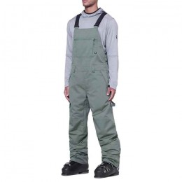 686 Hot Lap Insulated Bib cypress green peto de snowboard 