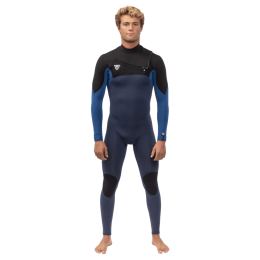 Vissla Seven Seas comp 3/2 full chest zip harbor blue neopreno