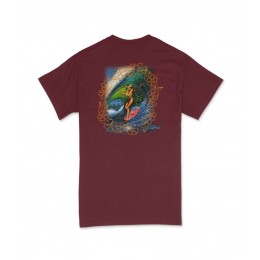 Rietveld Hula Wave Dancer burgundy camiseta