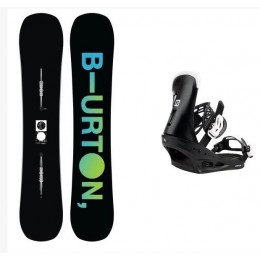 Burton Instigator + Burton Freestyle black Pack de snowboard