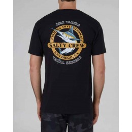 Salty Crew Interclub Premium black camiseta