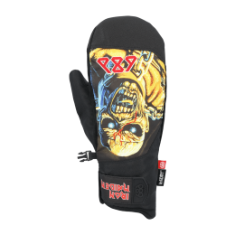 686 Primer iron maiden trooper black manoplas de snowboard
