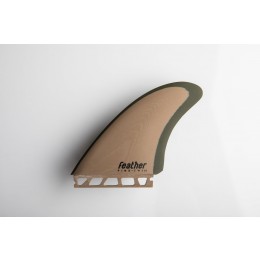 Feather Fins Twin Modern Keel Single Tab forest Quillas Surf