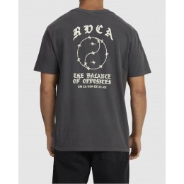 Rvca Lax washed black camiseta