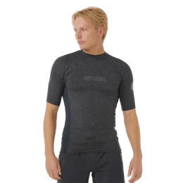 Rip Curl Dawn Patrol UPF Perf ss black marle licra