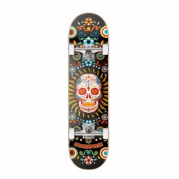 Hydroponic Mexican Skull black 7.250" skateboard completo
