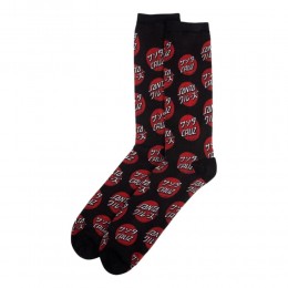 Santa Cruz Mixed Up Dot black calcetines