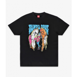 Santa Cruz Melting black 2023 camiseta de niño
