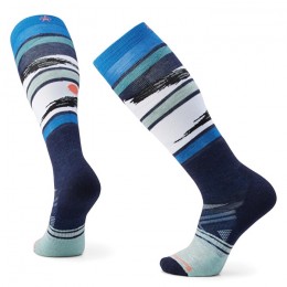 Smartwool FC Midnight Sky Pattern OTC deep navy calcetines de snowboard