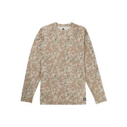 Burton Midweight Crew snowfall camo camiseta técnica de snowboard