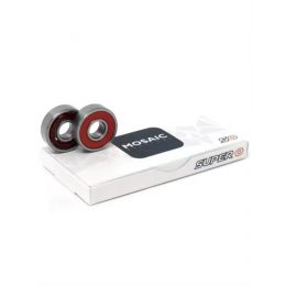 Mosaic Super 0 Abec 5 silver red Rodamientos de skate