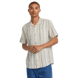 Rvca Exotica Stripe natural camisa