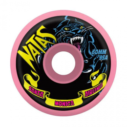 Santa Cruz Natas Kaupe Panther Vomits 60mm 95A pink ruedas de skateboard