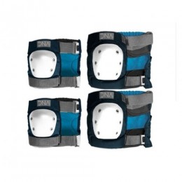 DNA knee and elbow navy pack de protecciones