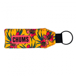 Chums Floating Neo neon hibiscus keychain llavero