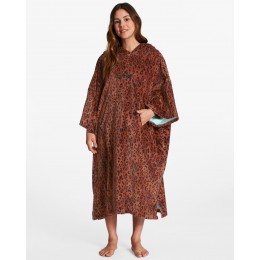Billabong Hooded Towel spotted poncho de mujer