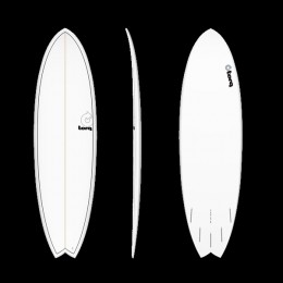 Torq Fish Tet Pinline 6.3" white Tabla de surf