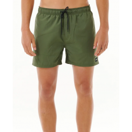 Rip Curl Offset Volley 15" dark olive bañador