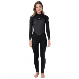 Rip Curl Omega 4/3 back zip gb stmr black Traje de neopreno de mujer