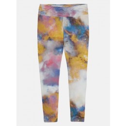 Burton midweight white voyager pantalón térmico de snowboard de mujer